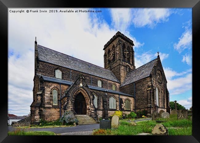 The Church of St Hilary of Poitiers, Wallasey, Framed Print by Frank Irwin