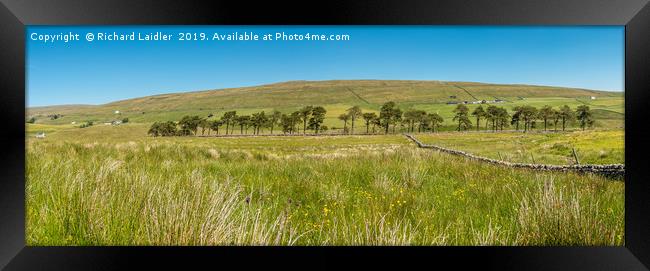 Harwood, Upper Teesdale, Panorama (3) Framed Print by Richard Laidler