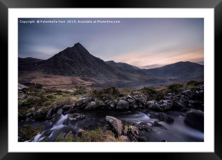Tryfan at Sunset Framed Mounted Print by Palombella Hart