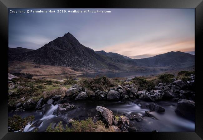 Tryfan at Sunset Framed Print by Palombella Hart