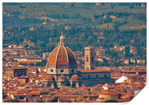 florence,italy Print by paul ratcliffe