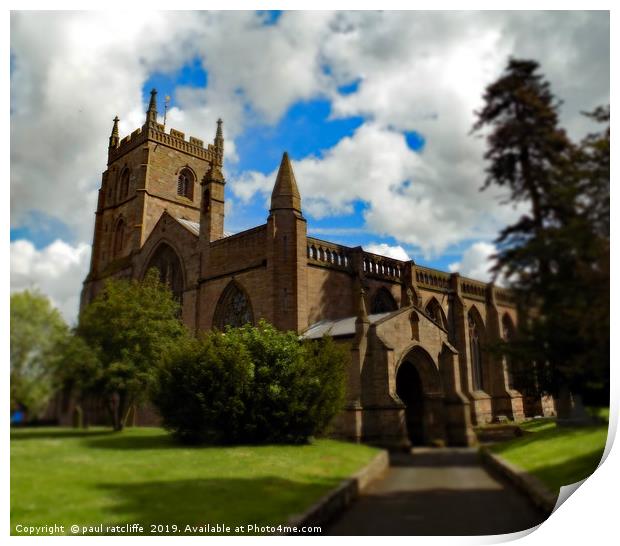 leominster priory herefordshire Print by paul ratcliffe