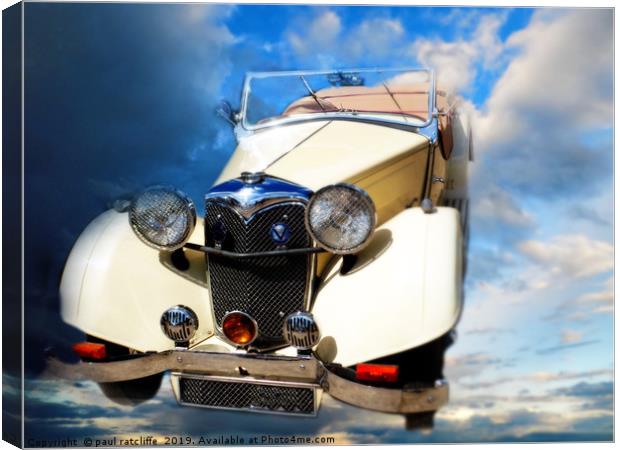 riley roadster Canvas Print by paul ratcliffe