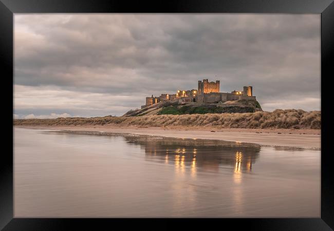 Reflections of Bamburgh Framed Print by Naylor's Photography