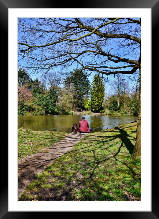 Quiet contemplation Framed Mounted Print by Frank Irwin