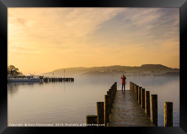 Looking Out Framed Print by Gary Clarricoates