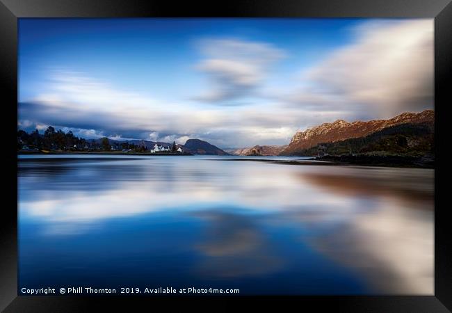 Storm clouds over Plockton Framed Print by Phill Thornton