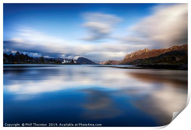 Storm clouds over Plockton Print by Phill Thornton