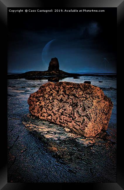 Alien Landscape 2 Framed Print by Cass Castagnoli