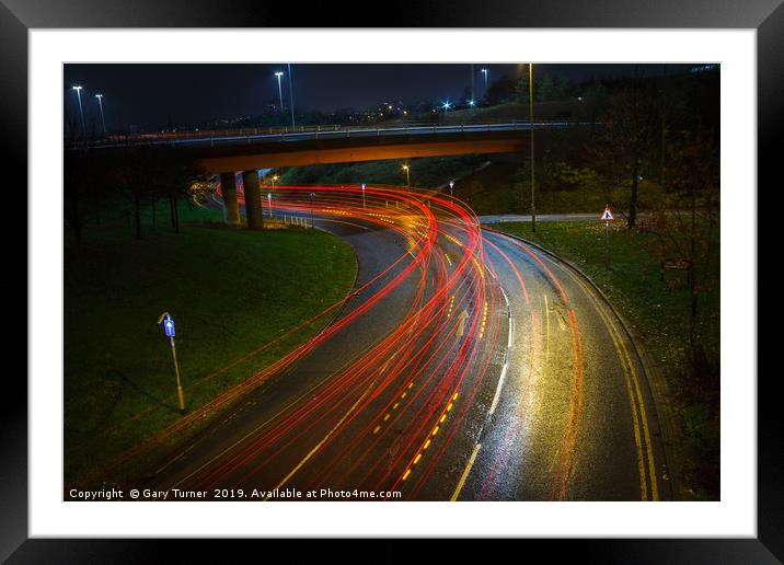 Leeds Curve Framed Mounted Print by Gary Turner