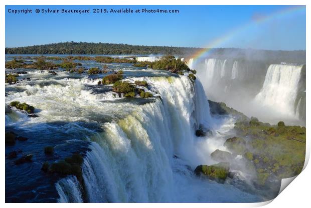 Iguazu Falls, from top Print by Sylvain Beauregard