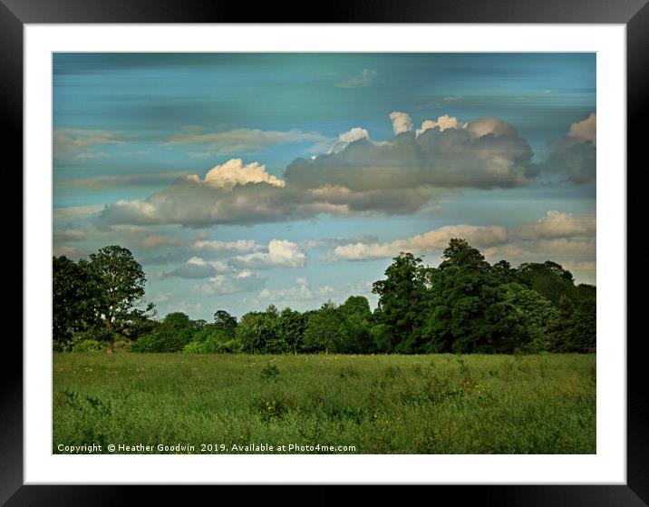 A Skylark's View Framed Mounted Print by Heather Goodwin