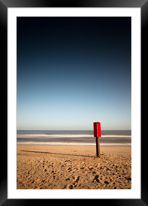 Red Framed Mounted Print by Simon Wrigglesworth