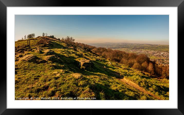 Rocky Way Framed Mounted Print by Colin Metcalf