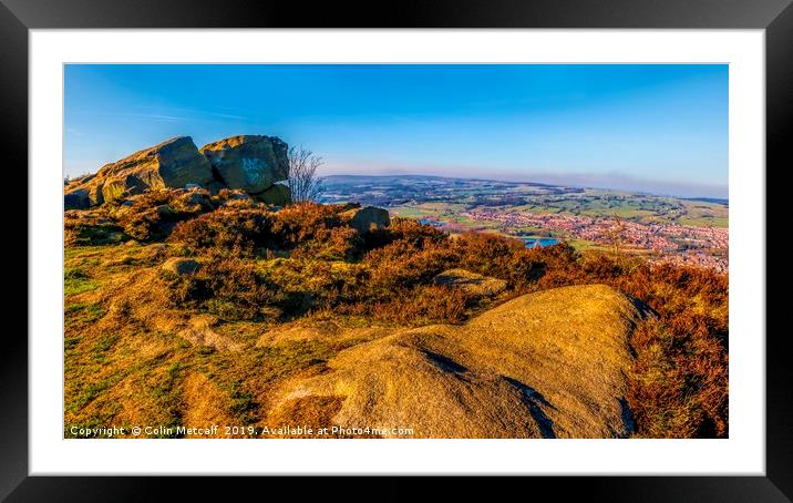 Surprise View Framed Mounted Print by Colin Metcalf