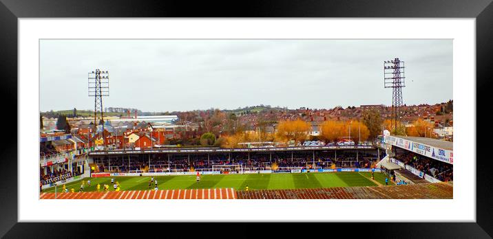 hereford fc football ground Framed Mounted Print by paul ratcliffe