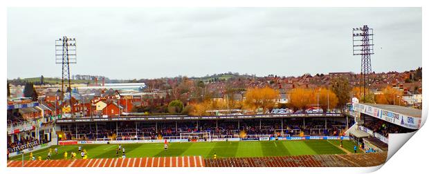 hereford fc football ground Print by paul ratcliffe
