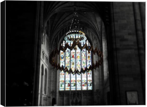 cathedral art Canvas Print by paul ratcliffe