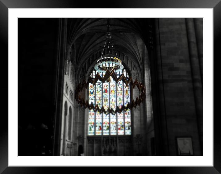 cathedral art Framed Mounted Print by paul ratcliffe