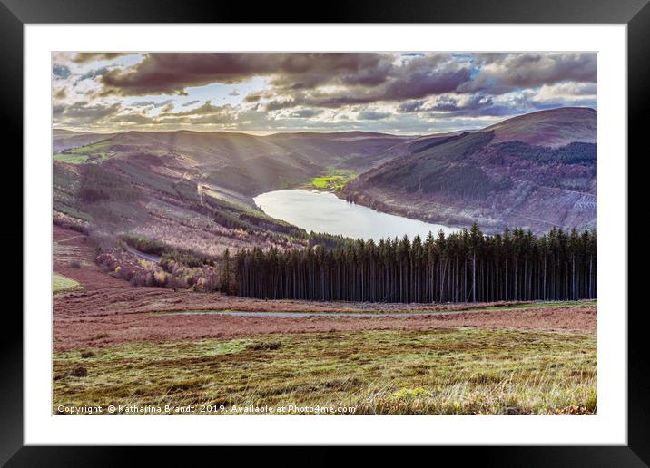 Talybont Reseroir, South Wales Framed Mounted Print by KB Photo