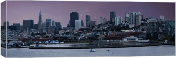 San Francisco by Night Canvas Print by Darryl Brooks