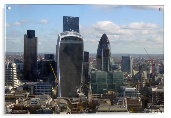 Majestic London Skyline Acrylic by Andy Evans Photos