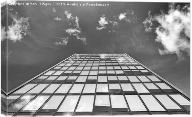 Office Block Canvas Print by Mark D Popovic