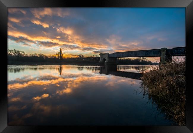 Torksey viaduct Framed Print by Jason Thompson