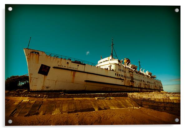 Old Liner Ship Acrylic by S Fierros