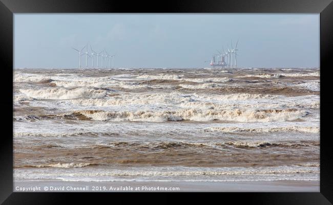 Wallasey White Horses Framed Print by David Chennell