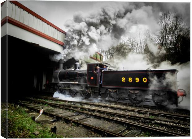 Full steam ahead Canvas Print by Jonathan Thirkell