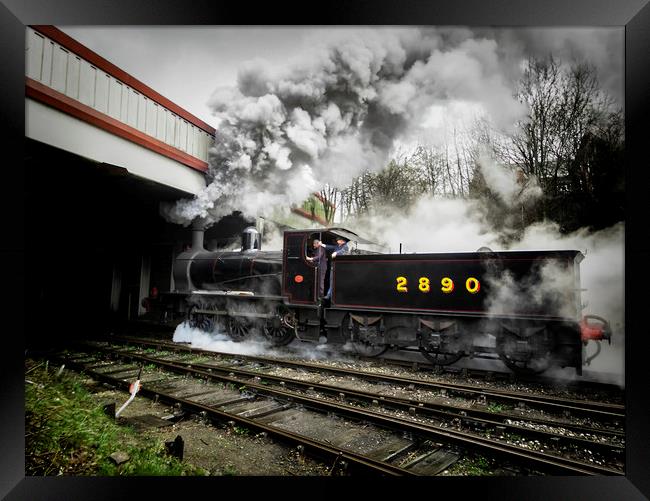 Full steam ahead Framed Print by Jonathan Thirkell