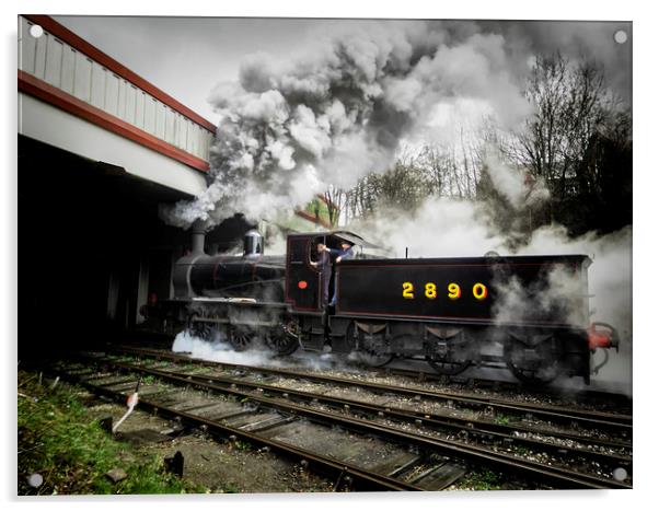 Full steam ahead Acrylic by Jonathan Thirkell