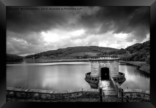 Lady bower reservoir Derbyshire  Framed Print by Kevin Wadkin