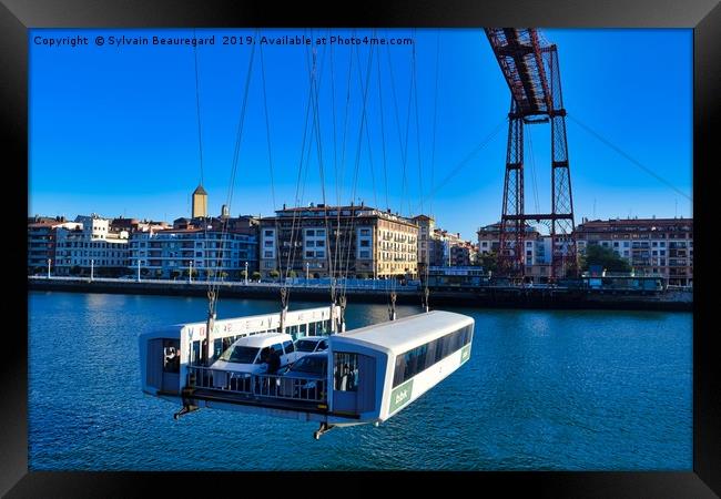 Biscayne Bridge gondola Framed Print by Sylvain Beauregard