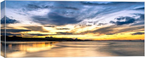 The colours of Bamburgh beach Canvas Print by Naylor's Photography