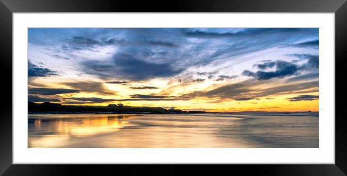 The colours of Bamburgh beach Framed Mounted Print by Naylor's Photography
