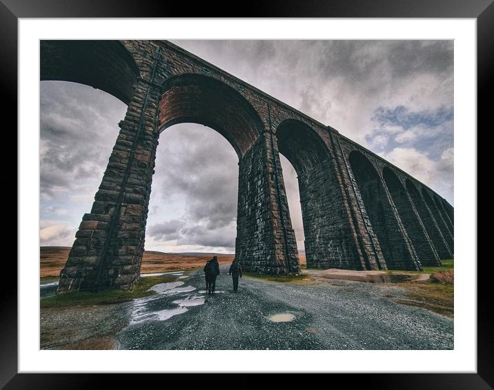 Ribblehead Viaduct Framed Mounted Print by Mo Lunat