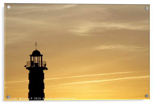 Lighthouse in Lisbon Acrylic by Lensw0rld 