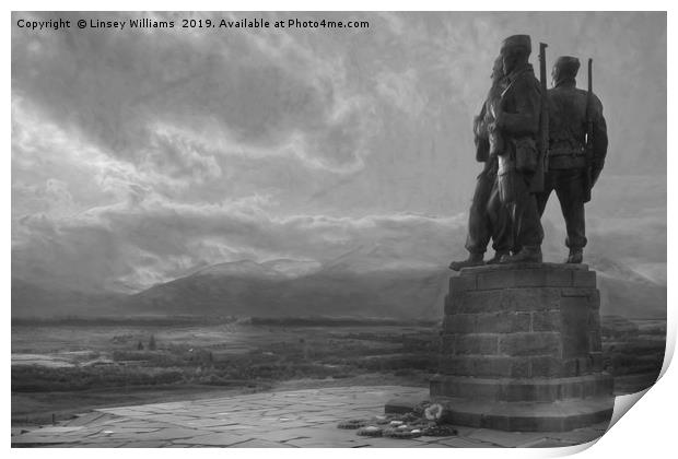 The Commando Memorial Print by Linsey Williams