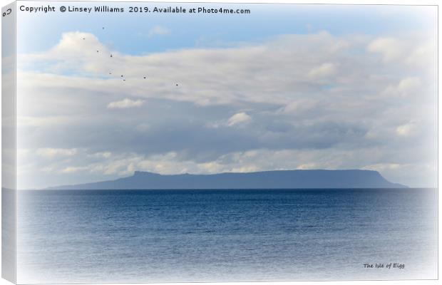 The Isle of Eigg Canvas Print by Linsey Williams