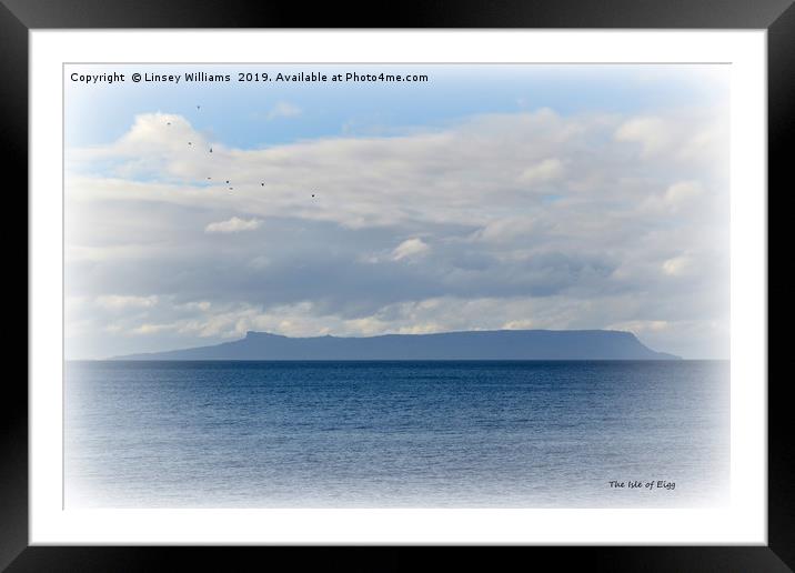 The Isle of Eigg Framed Mounted Print by Linsey Williams