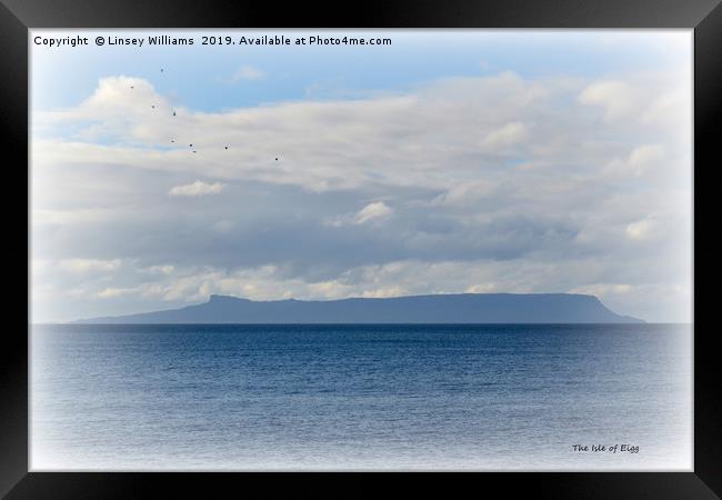 The Isle of Eigg Framed Print by Linsey Williams