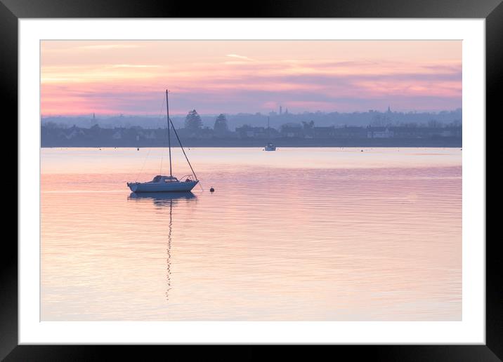 Tranquil Waters Framed Mounted Print by Kelvin Trundle
