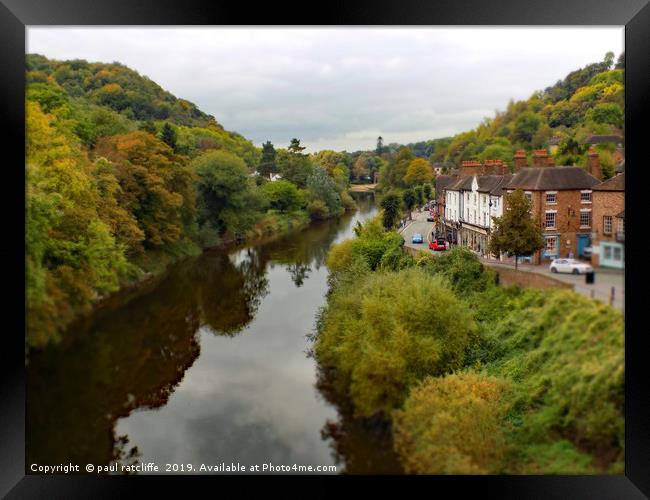 ironbridge gorge Framed Print by paul ratcliffe