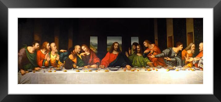 last supper Framed Mounted Print by paul ratcliffe