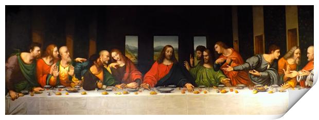 last supper Print by paul ratcliffe