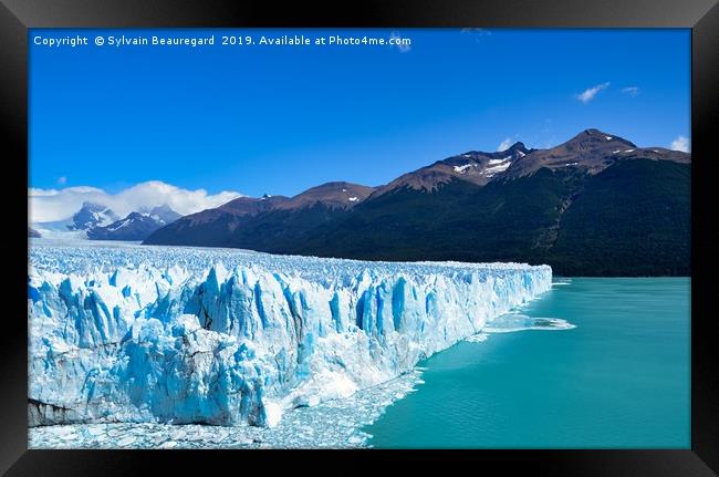 Perito Moreno and Lake Argentino Framed Print by Sylvain Beauregard