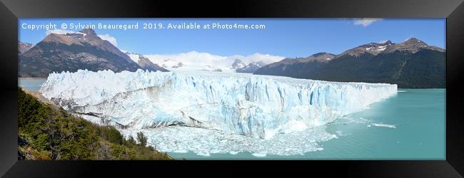 Perito Moreno glacier panorama Framed Print by Sylvain Beauregard