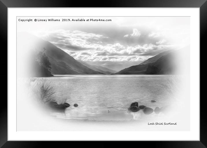 Loch Shiel, Scotland Framed Mounted Print by Linsey Williams